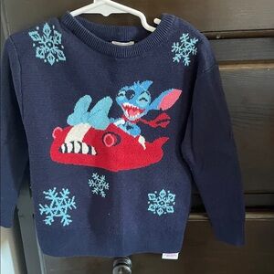 Disney Navy Blue Stitch Sweater for Kids